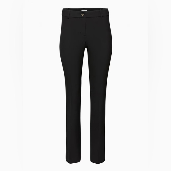 Aritzia Wilfred Prizzi Low Rise Bootcut Trouser Pants Black - Picture 3 of 13
